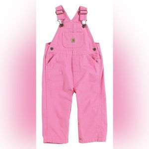 🐄 NWT Carhartt Washed Microsanded Canvas Bib Overalls Baby Size 9 Months 🐄